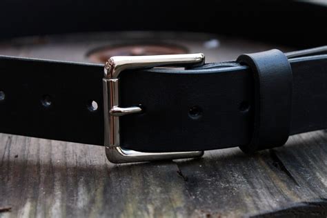 Black Leather Belt Mens Belt Wide Black Belt Gift for Men - Etsy