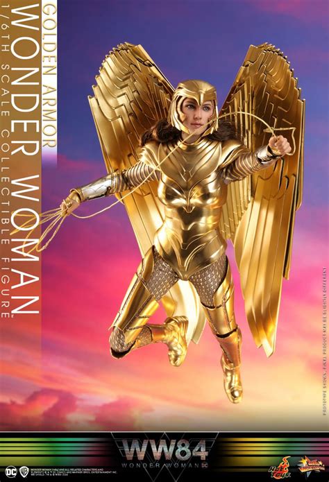 Action Figure Mulher Maravilha Armadura Dourada Wonder Woman Golden