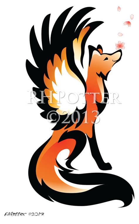 Kitsune Flight By Rhpotter On Deviantart