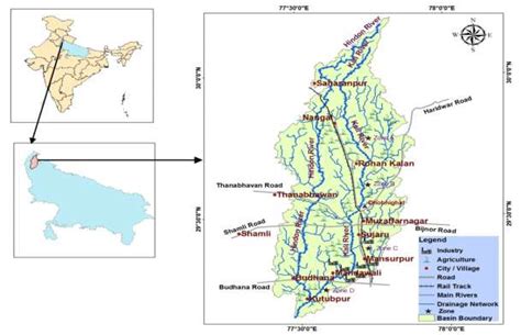 Kali River India Map