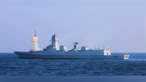 Indian Navy's newest guided missile destroyer Imphal hits 'bulls eye' | Northeast Live