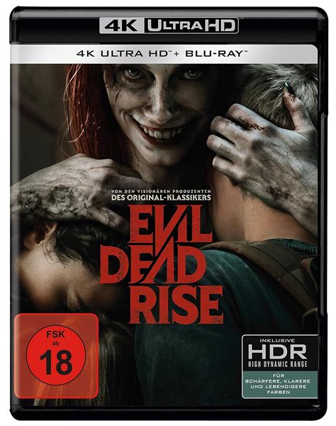 Evil Dead Rise Blu Ray Amazon De Sutherland Alyssa Sullivan Lily Echols Gabrielle