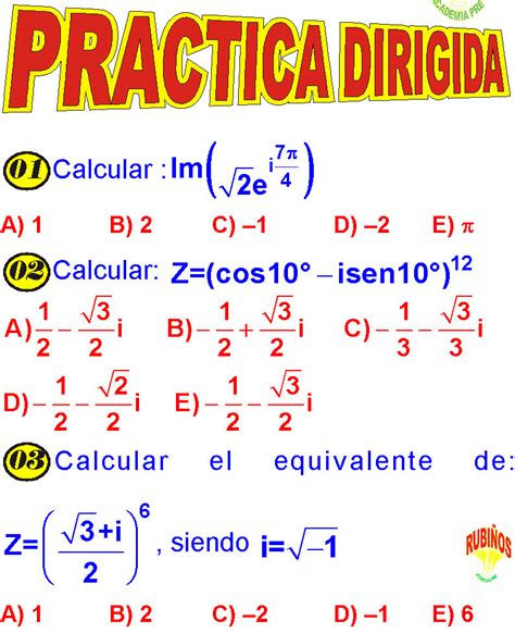 NUMEROS COMPLEJOS EN TRIGONOMETRIA PROBLEMAS RESUELTOS