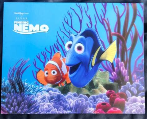 Walt Disney Store Pixar Finding Nemo 2003 Portfolio 4 Lithograph Prints