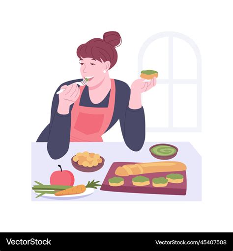 Healthy breakfast isolated cartoon Royalty Free Vector Image