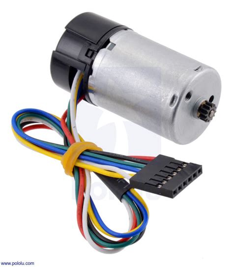 MOTORREDUCTOR 25D MM HP 12V SIN CAJA CON ENCODER 48 CPR PIÑON