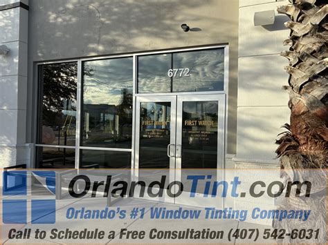 Heat Blocking Ceramic Window Tint in Orlando Florida Restaurant