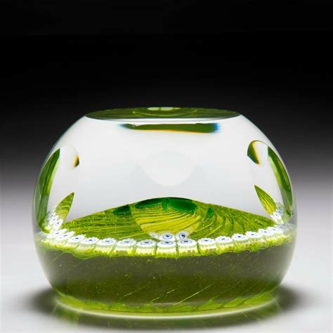 Caithness Glass Emerald Shamrock Three Leaf Clover Glass Paperweight Ebay In 2021