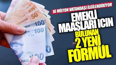 Emekli Maa Lar I In Bulunan Yeni Form L Milyon Vatanda