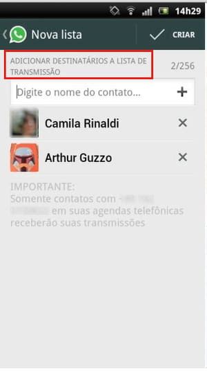 Como Editar Uma Lista De Transmiss O Do Whatsapp No Android