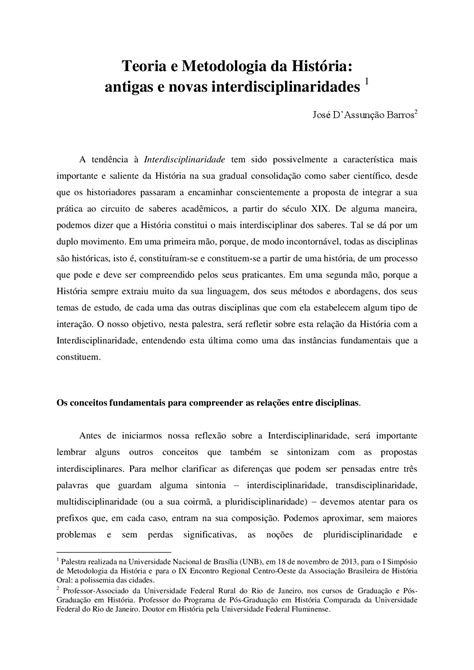 Teoria E Metodologia Da História Antigas E Novas Resumos