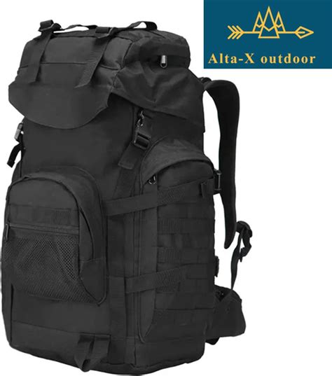 Alta X Grote Tactische Rugzak Zwart Assault Backpack Rugzakken