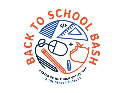 Back to School Bash Logo by Kristian Champagne Patton on Dribbble