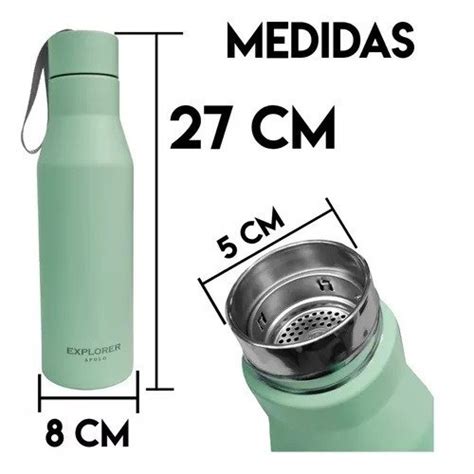 Botella Termica Deportiva De Ml Explorer Apolo Inoxidable Armer A