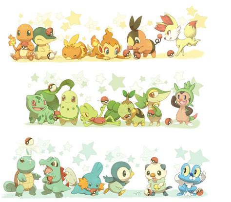 1000+ images about Starter Pokemon Families on Pinterest | Mudkip ...