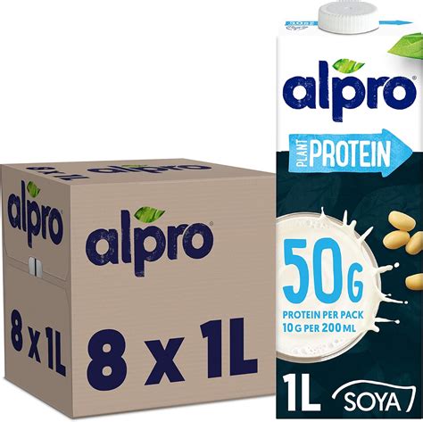 Alpro Soya High Protein Plant Based Long Life Drink Vegan Dairy Free