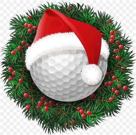 Santa Claus Golf Course Christmas Golf Ball Png X Px Santa