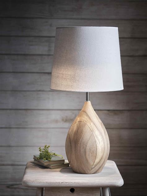 Teardrop Table Lamp Wooden Tear Drop Lamp Nordic House