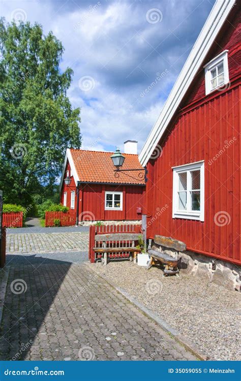 House in Swedish Countryside Stock Image - Image of historic, farm ...