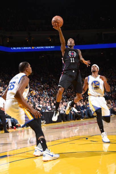 Jamal Crawford Of The La Clippers Goes For A Lay Up Against The Golden