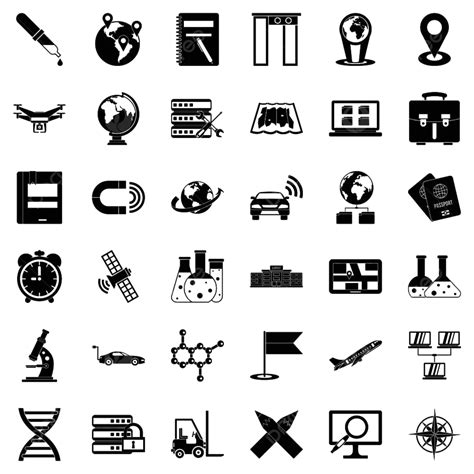 Transport Set Vector Hd Png Images Transportation Icons Set Icon