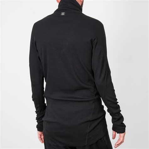 Black Ribbed Turtleneck Longsleeve Wolfensson