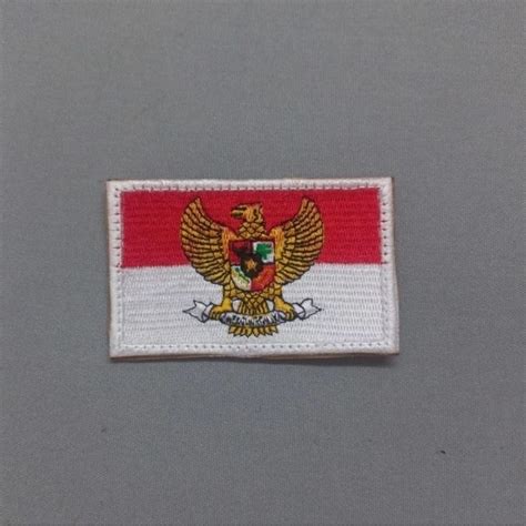 Jual Patch Bordir Bendera Inonesia Flag Of Indonesia Nkri Garuda