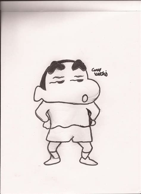 Shin Chan Sketch By Songofstorms422 On Deviantart