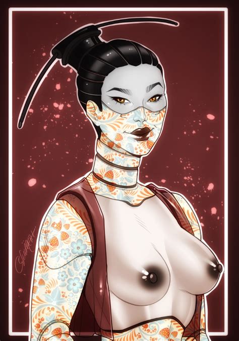 Cyborg Geisha By Lunareth Hentai Foundry