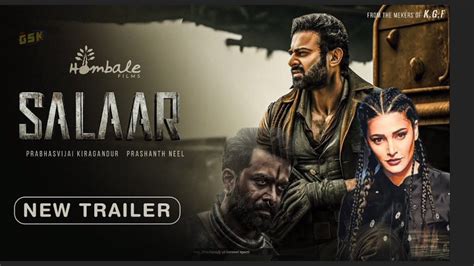 Salaar Official Trailer Salaar New Trailer Released Prabhas