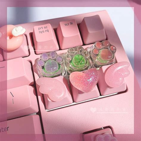 Cute Wings Keycaps Oem R4 Keycaps Kawaii Keycaps Set Etsy