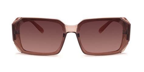 Nerdlane Brown Tinted Square Sunglasses S15A6161 @ ₹1150