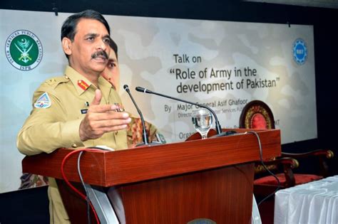 Dg Ispr Major General Asif Ghafoor Visits Umt Campus Incpak