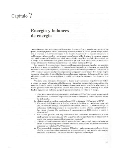 Capitulo Felder Balance De Materia Y Energia Studocu