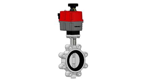 Valworx 5627 Electric Actuated Butterfly Valves Lug Style Butterfly Valve With Electric