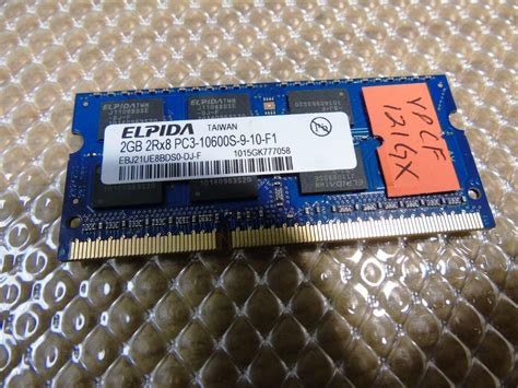 4GB ( 2 X 2GB) Sony Vaio VPCF121GX Laptop Memory EBJ21UE8BDS0-DJ-F PC3 ...