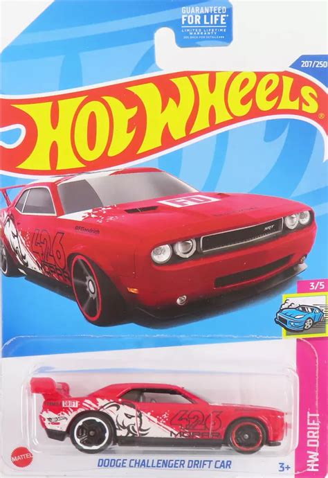 駿河屋 1 64 DODGE CHALLENGER DRIFT CAR レッドホワイト Hot Wheels HW DRIFT