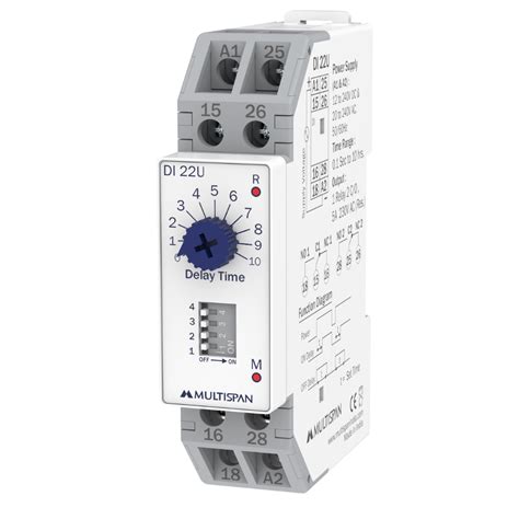 Din C Digital Display With Din Rail On Off Delay Cyclic