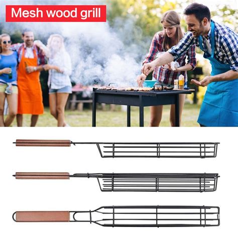 BBQ Tools Easy Kebab Barbecue Baskets Vegetables Barbeque Food Holder