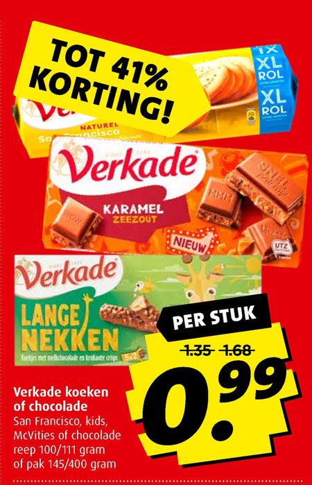 Verkade Biscuits Chocolade Folder Aanbieding Bij Boni Details