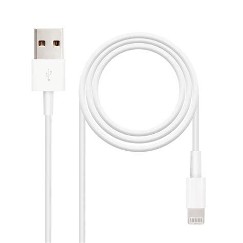 Nanocable Cable Lightning A USB 2 0 Macho Macho 2m Blanco