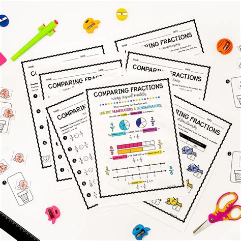 Comparing Fractions 4th Grade Math Print And Digital 4 Nf A 2 Worksheets Library