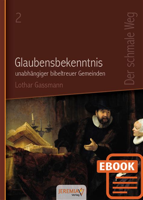 Glaubensbekenntnis eBook Jeremia Verlag Bibeltreue christliche Bücher