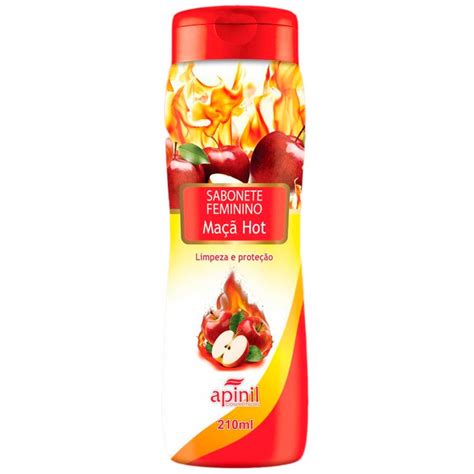 Sabonete Intimo Maça Hot 210ml APINIL Shopee Brasil