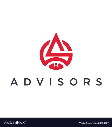 Advisors logo Royalty Free Vector Image - VectorStock