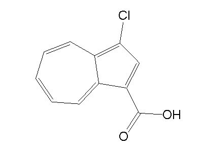 3 Chloro 1 Azulenecarboxylic Acid C11H7ClO2 Density Melting Point