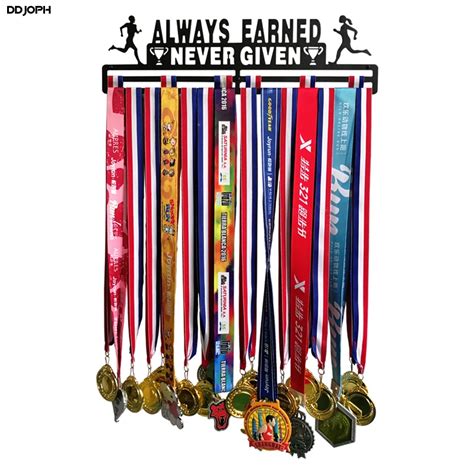 Medal Hanger Running Metal Medal Holder Sport Medal Display Rack Hold 30~40 Medals In Plaques