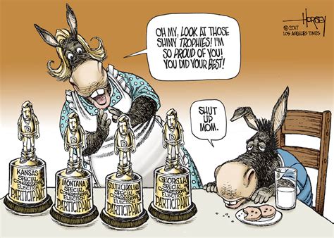 Political cartoon U.S. Democrats Georgia election loss participation ...