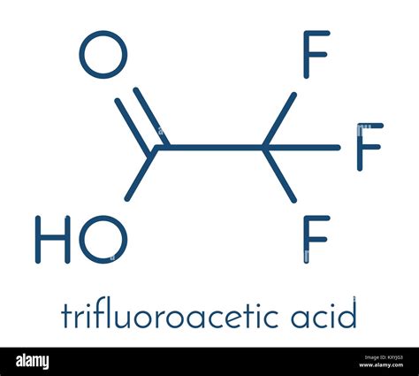 Trifluoroacetic Acid Tfa Molecule Skeletal Formula Stock Vector Image And Art Alamy