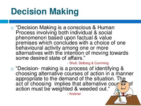 Factors Affecting Decision Making